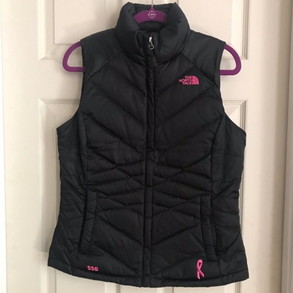 The North Face Puffer Parka w/Breast Cancer Ribbon